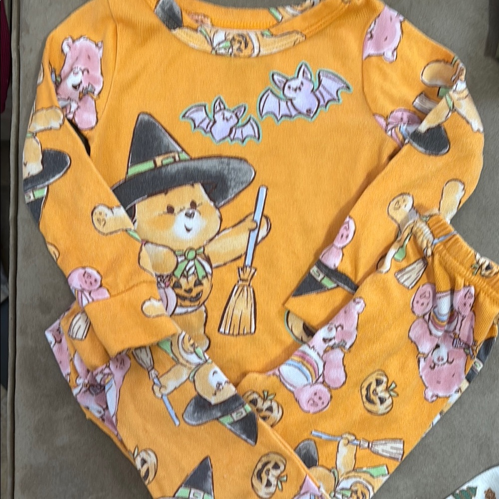 Kids Halloween Costume Pajamas - Orange